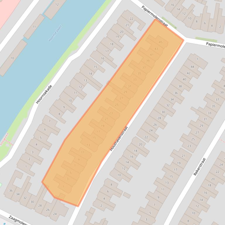 Kaart van postcodegebied 1823BG.