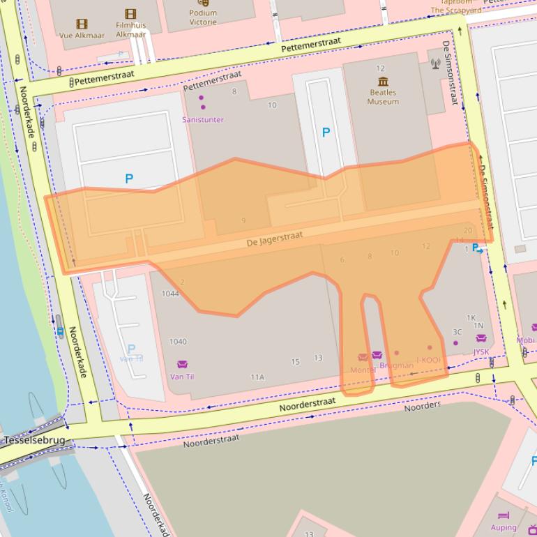Kaart van postcodegebied 1823CV.