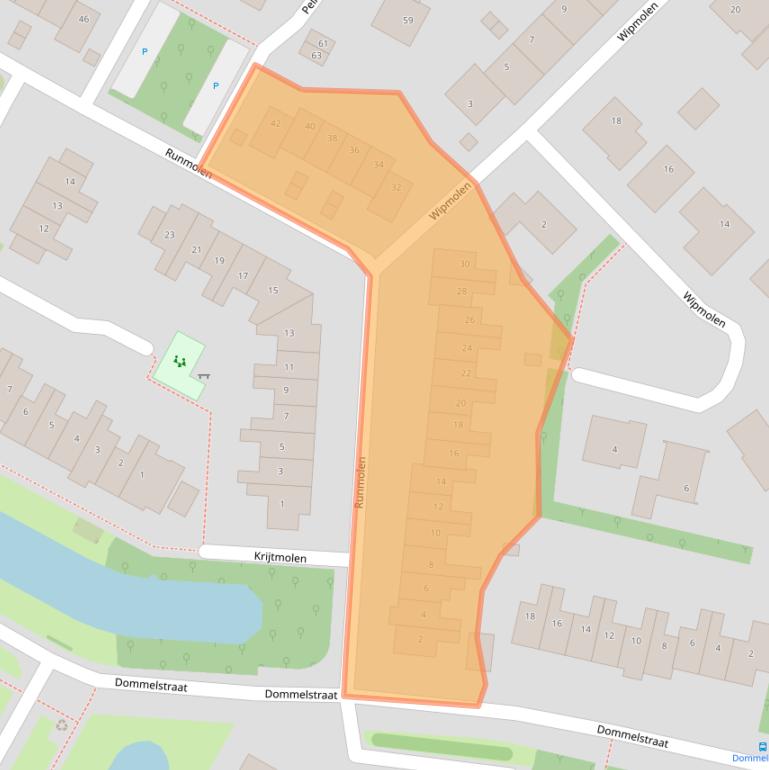 Kaart van postcodegebied 1823GK.