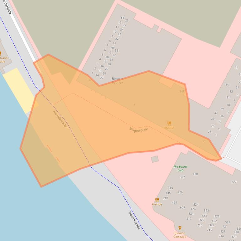 Kaart van postcodegebied 1823JA.