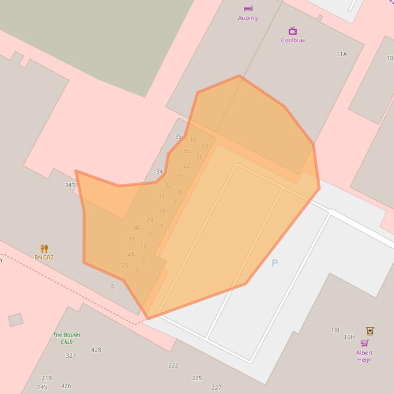 Kaart van postcodegebied 1823JB.