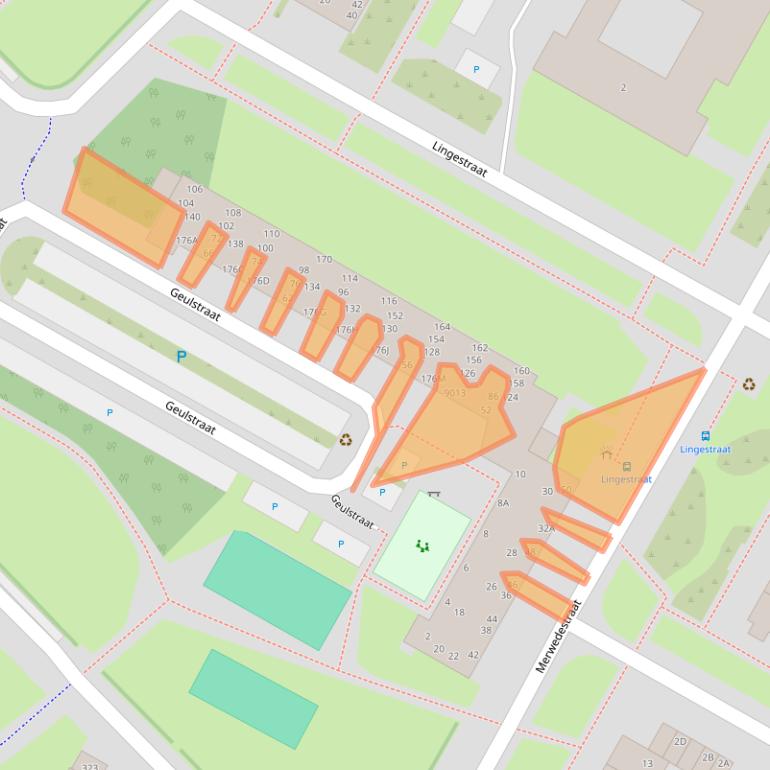 Kaart van postcodegebied 1823VG.