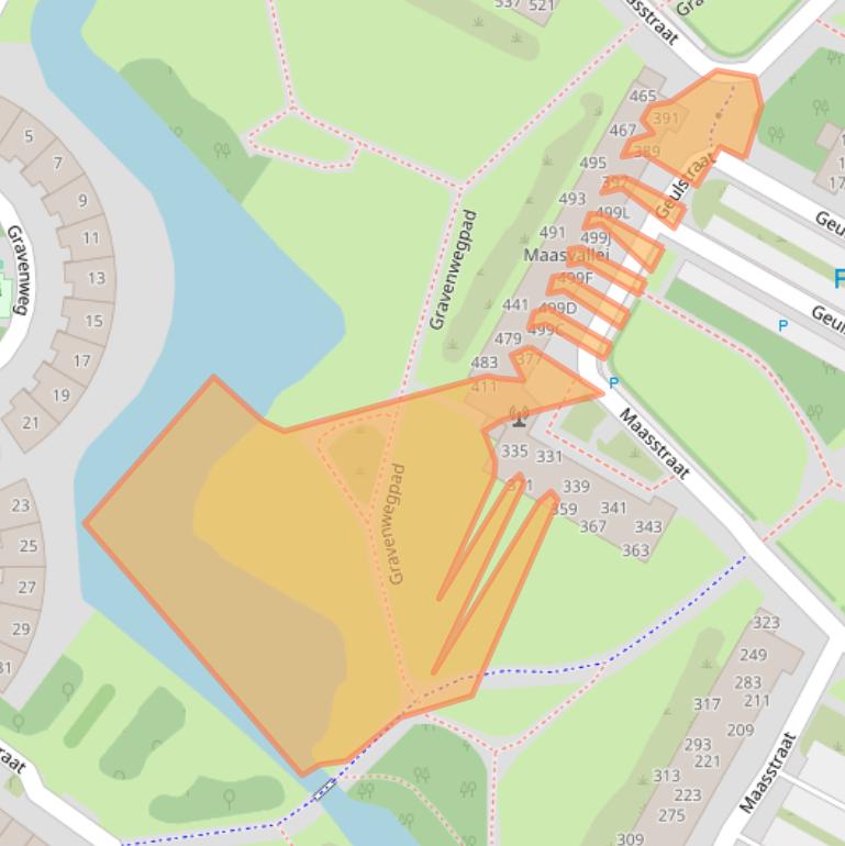 Kaart van postcodegebied 1823XN.