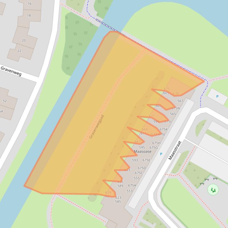 Kaart van postcodegebied 1823XW.