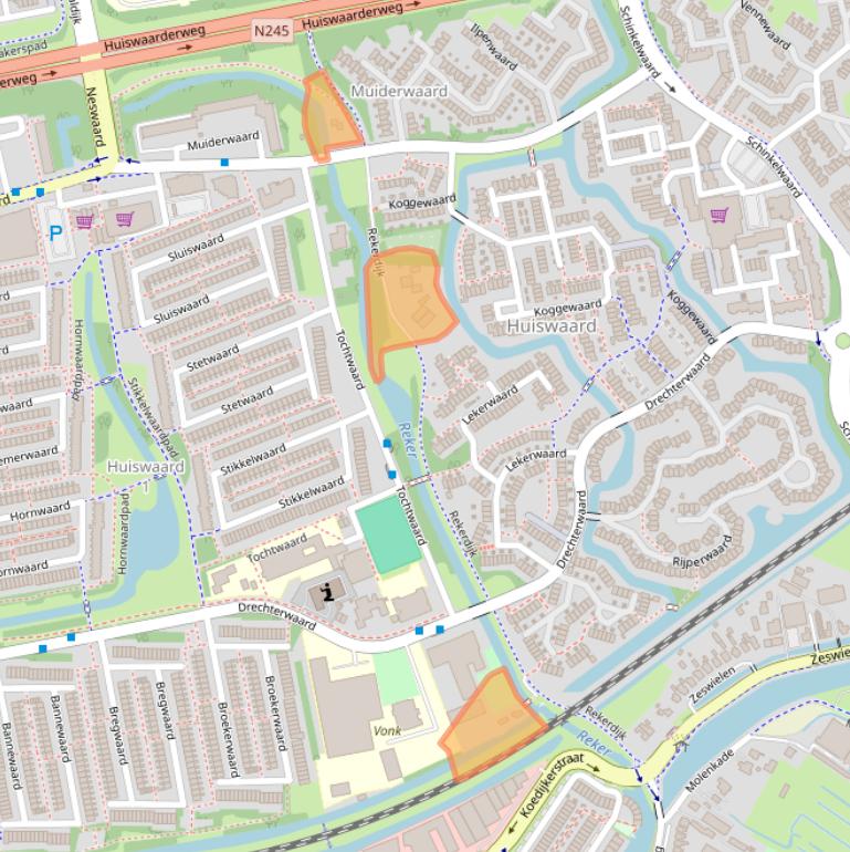 Kaart van postcodegebied 1824DA.