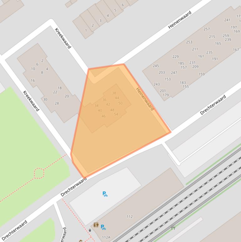 Kaart van postcodegebied 1824DV.