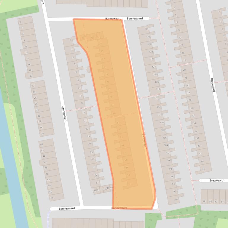 Kaart van postcodegebied 1824EB.