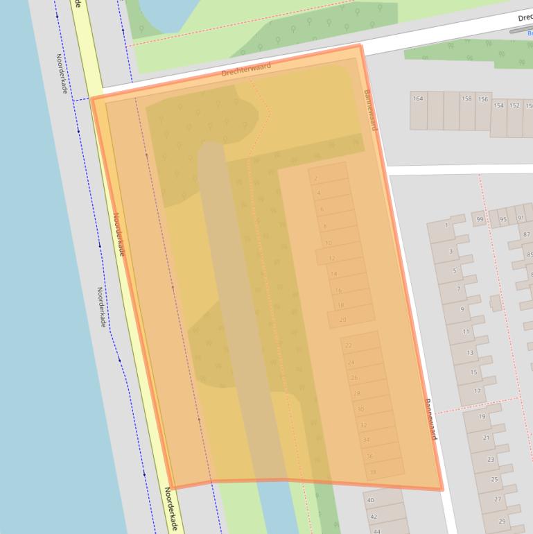 Kaart van postcodegebied 1824EC.
