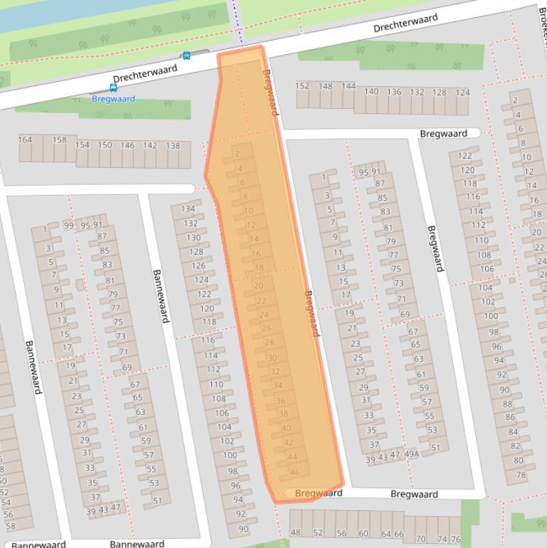 Kaart van postcodegebied 1824EK.