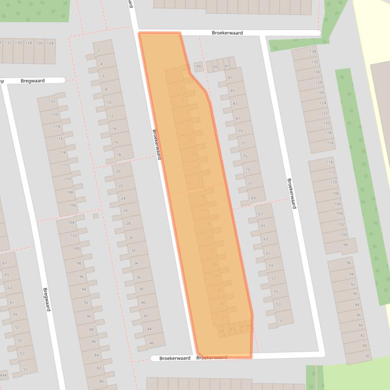 Kaart van postcodegebied 1824EP.