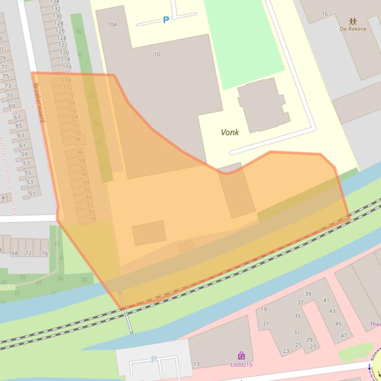 Kaart van postcodegebied 1824EV.