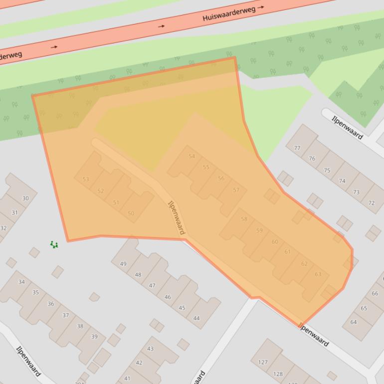 Kaart van postcodegebied 1824GD.