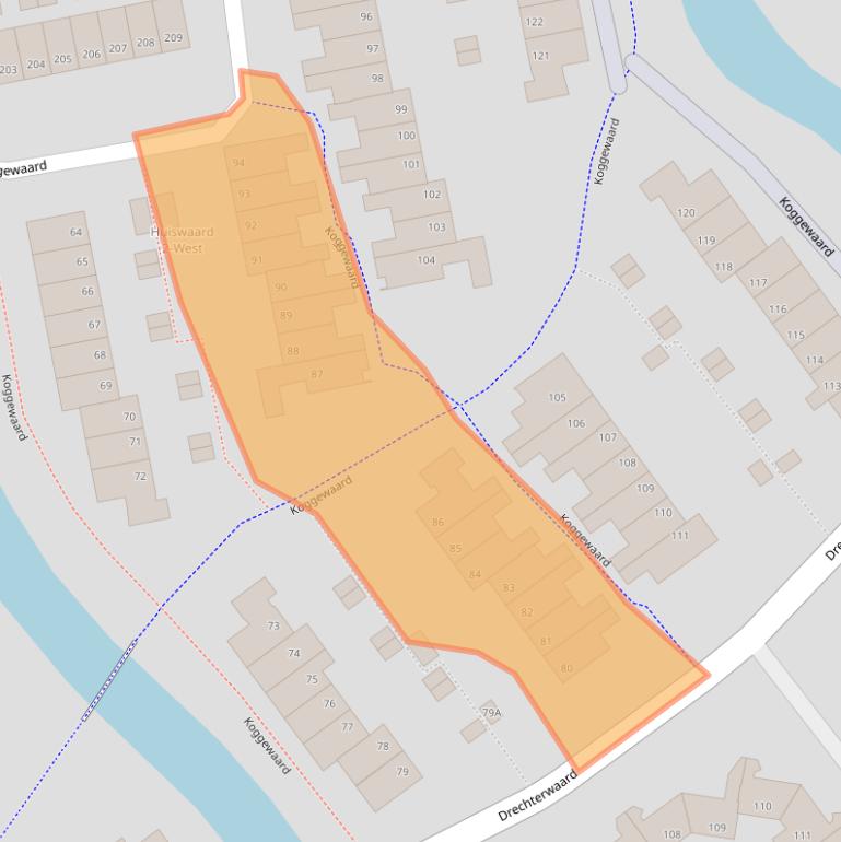 Kaart van postcodegebied 1824GP.