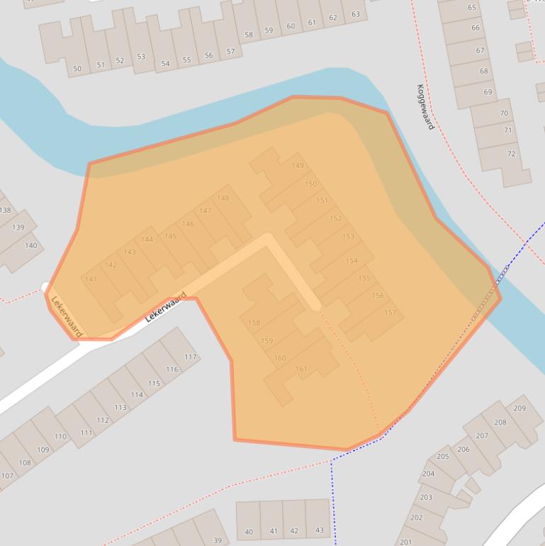 Kaart van postcodegebied 1824HH.