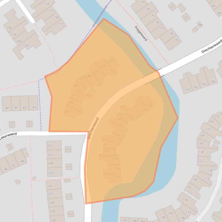 Kaart van postcodegebied 1824HJ.