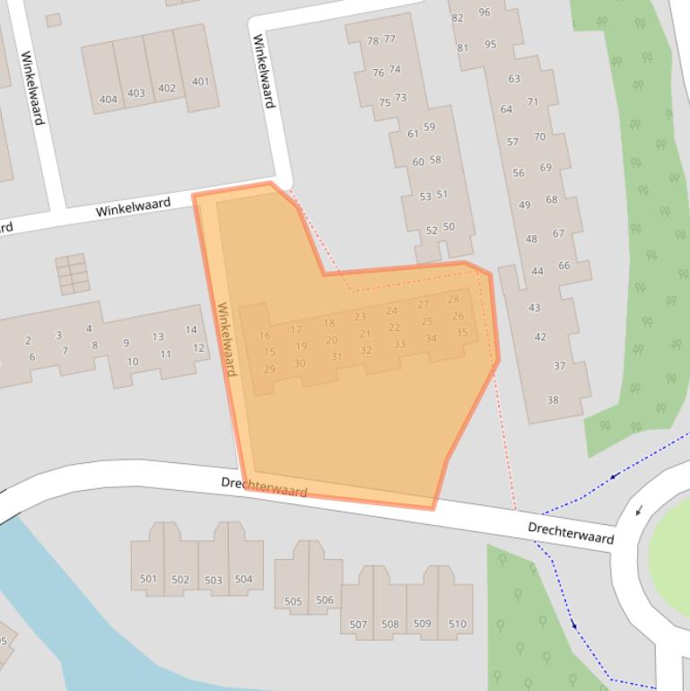 Kaart van postcodegebied 1824HM.