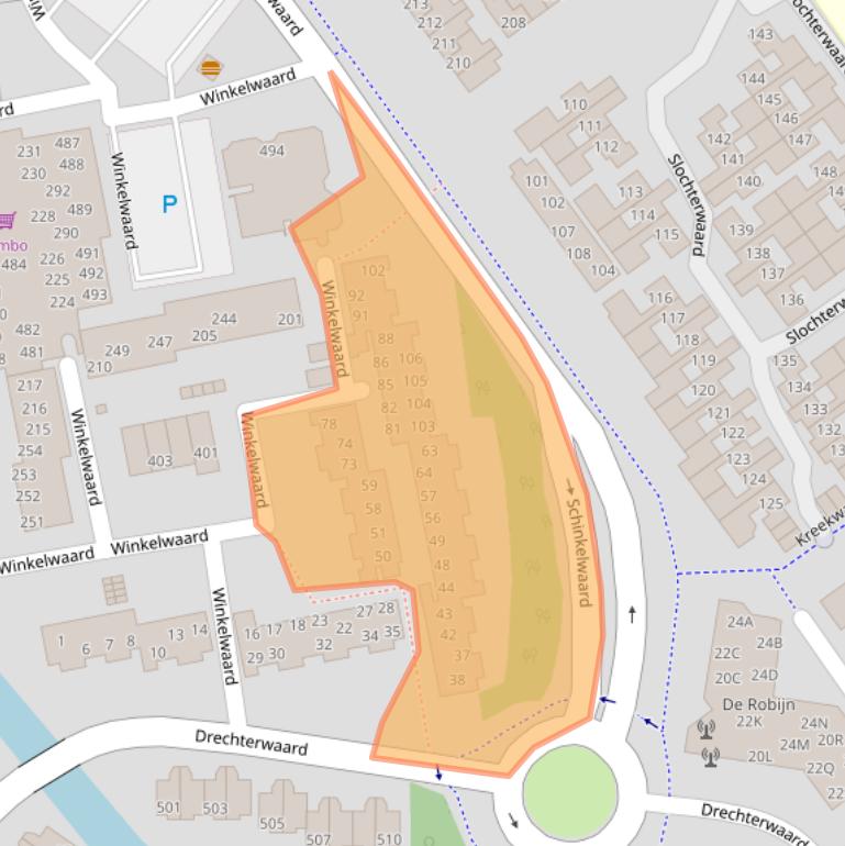 Kaart van postcodegebied 1824HN.