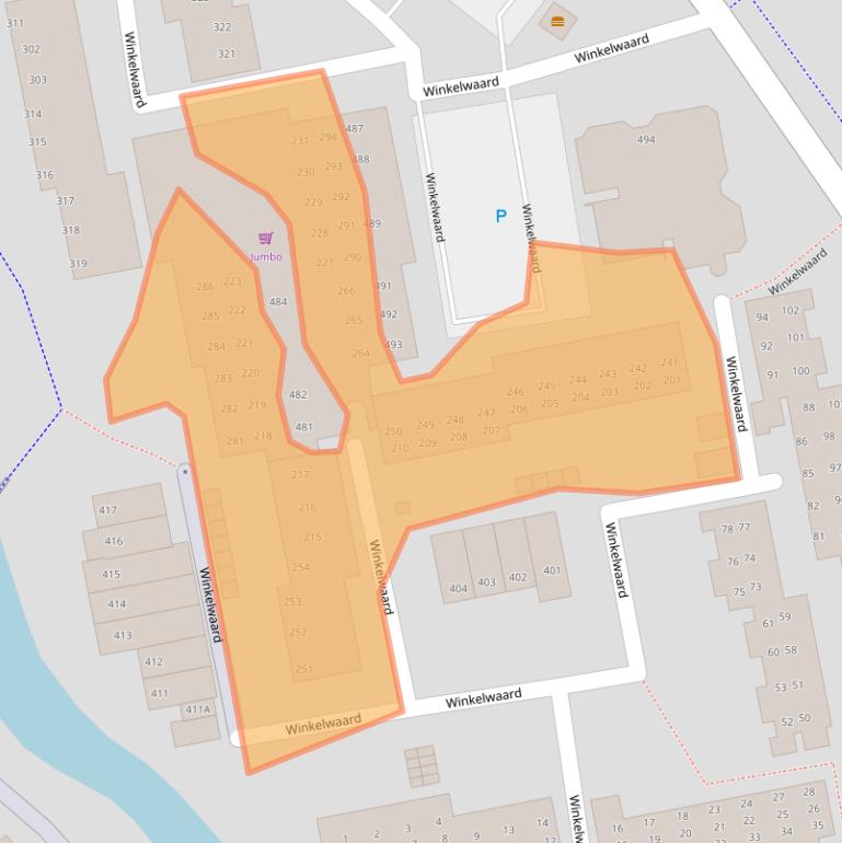 Kaart van postcodegebied 1824HP.