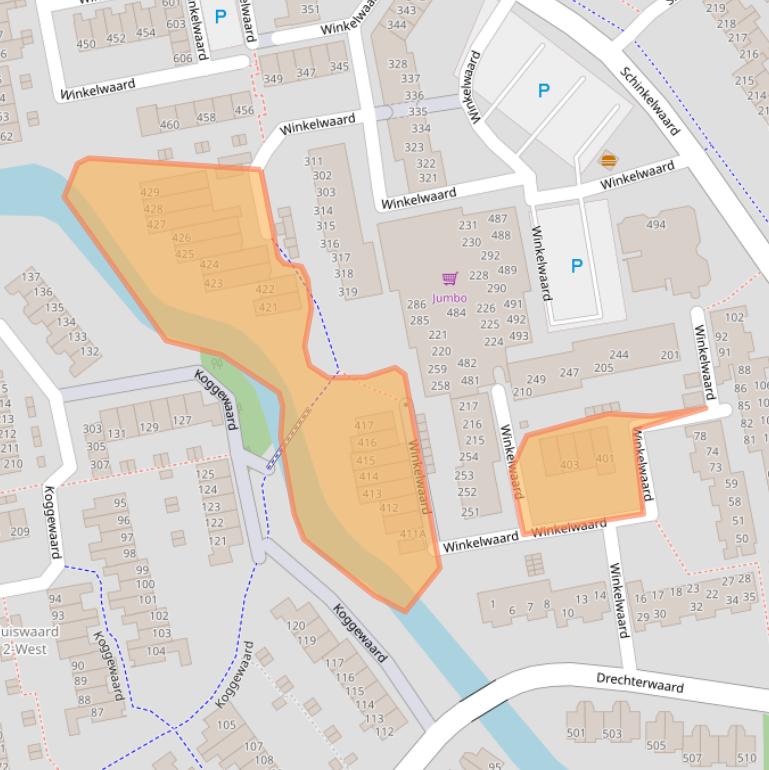 Kaart van postcodegebied 1824HT.