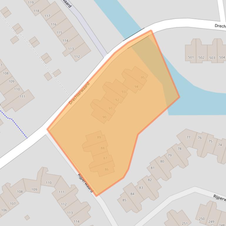 Kaart van postcodegebied 1824JM.