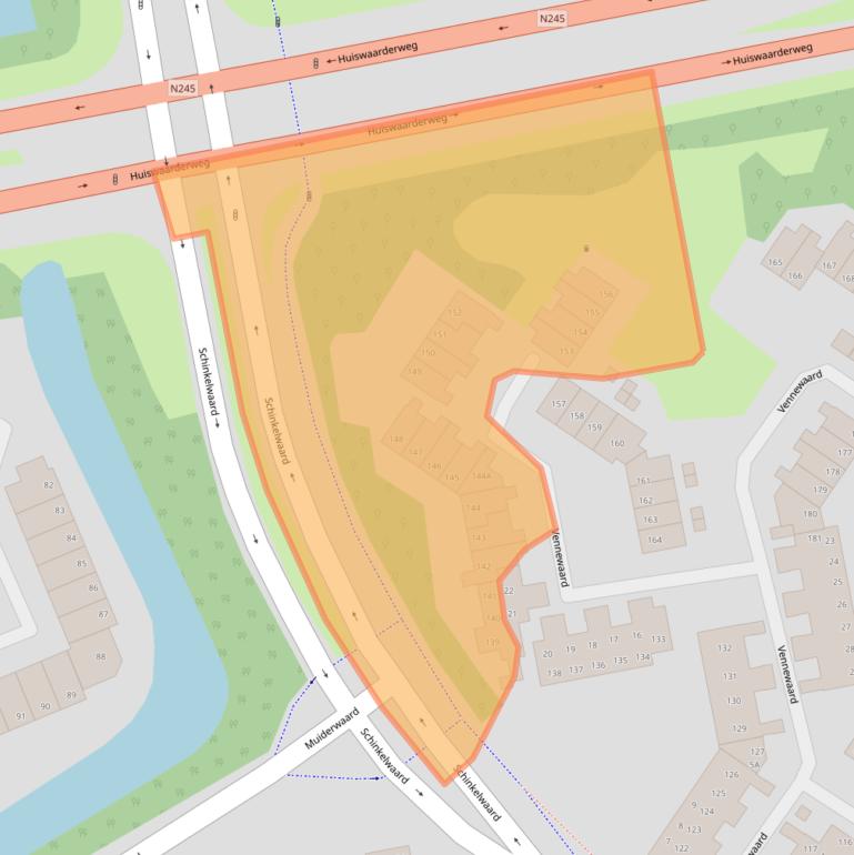 Kaart van postcodegebied 1824KD.