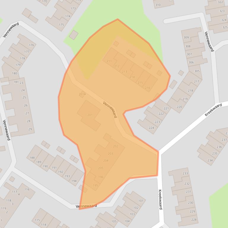Kaart van postcodegebied 1824KH.