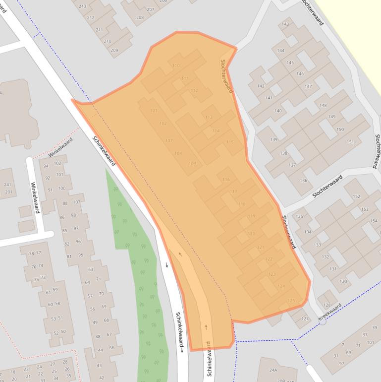 Kaart van postcodegebied 1824KS.