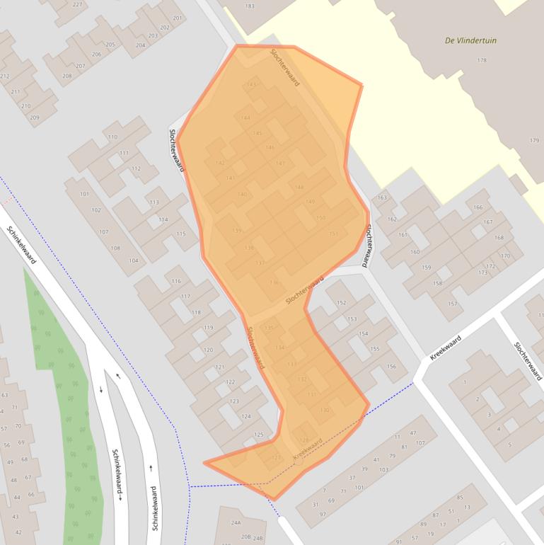 Kaart van postcodegebied 1824KT.