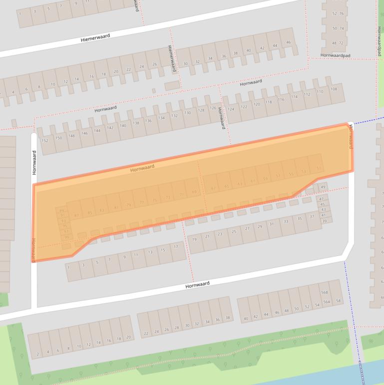 Kaart van postcodegebied 1824SC.