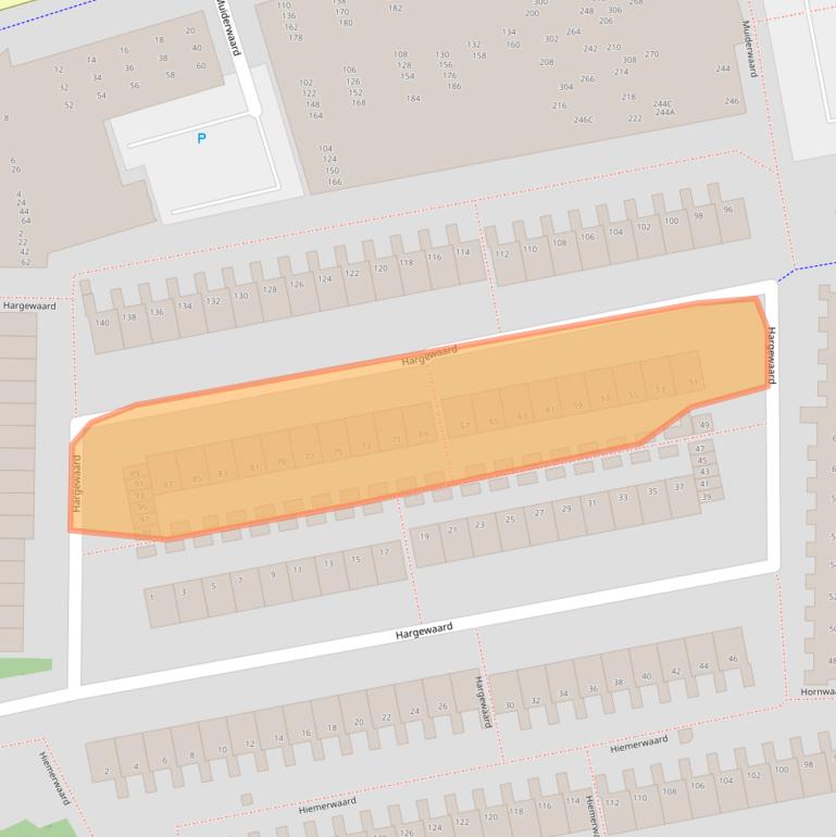 Kaart van postcodegebied 1824TB.