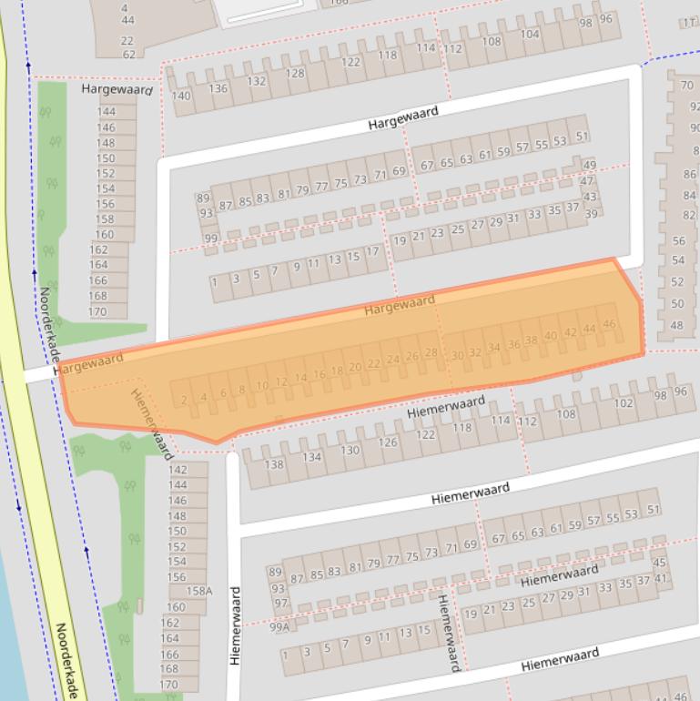 Kaart van postcodegebied 1824TC.
