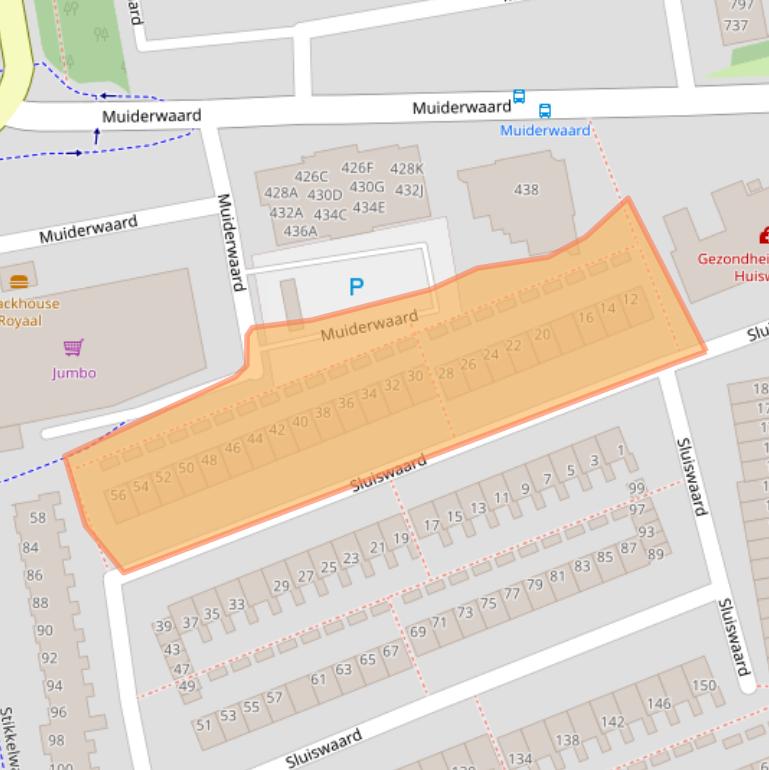 Kaart van postcodegebied 1824TK.