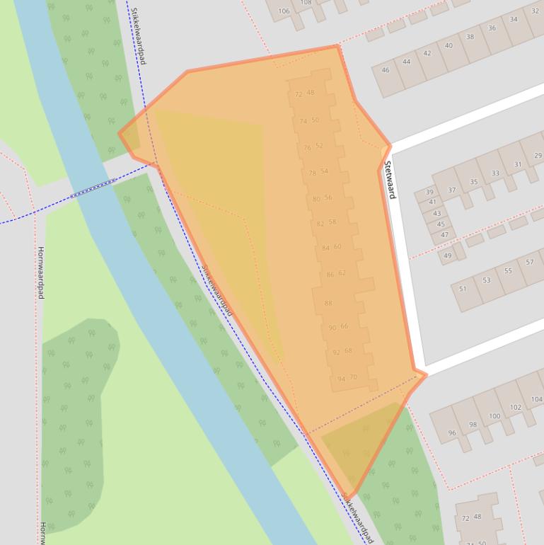 Kaart van postcodegebied 1824VD.