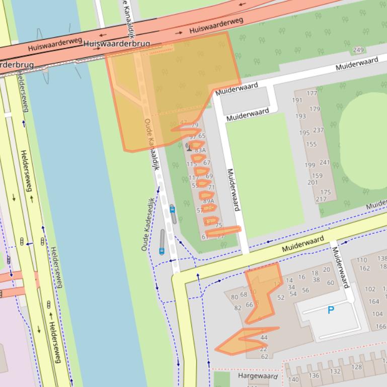 Kaart van postcodegebied 1824XA.