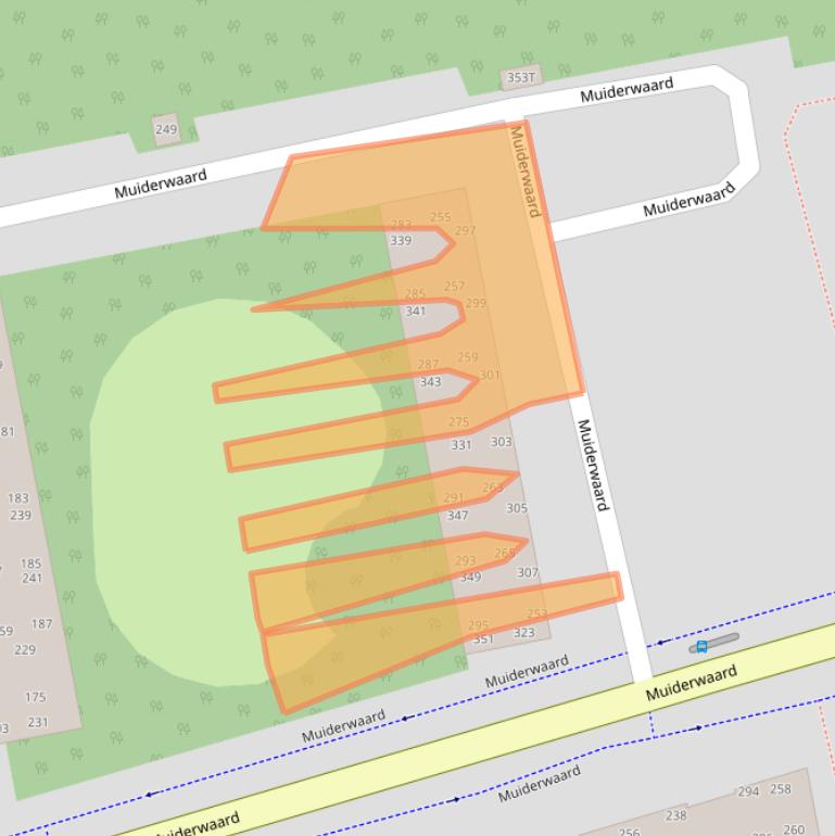 Kaart van postcodegebied 1824XG.