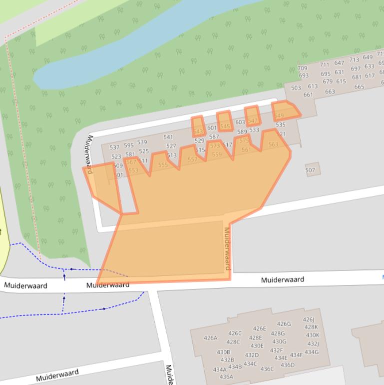 Kaart van postcodegebied 1824XM.