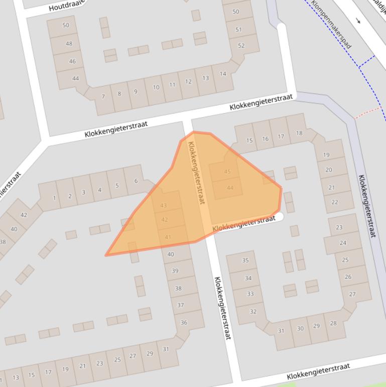 Kaart van postcodegebied 1825AK.