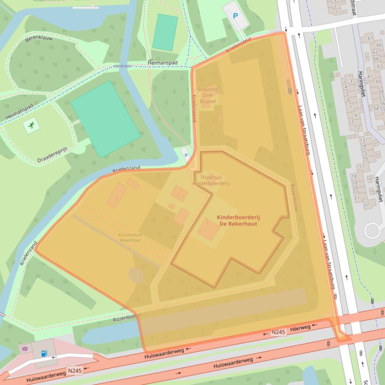 Kaart van postcodegebied 1825BZ.