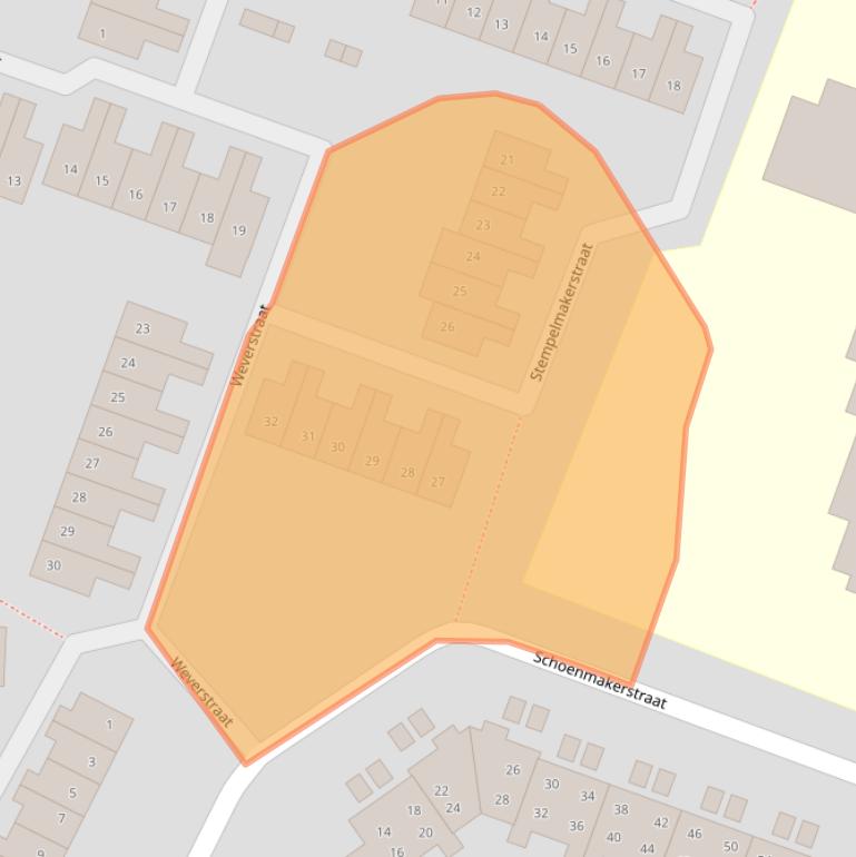 Kaart van postcodegebied 1825DR.