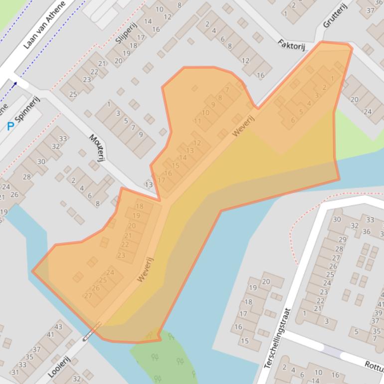 Kaart van postcodegebied 1825HH.