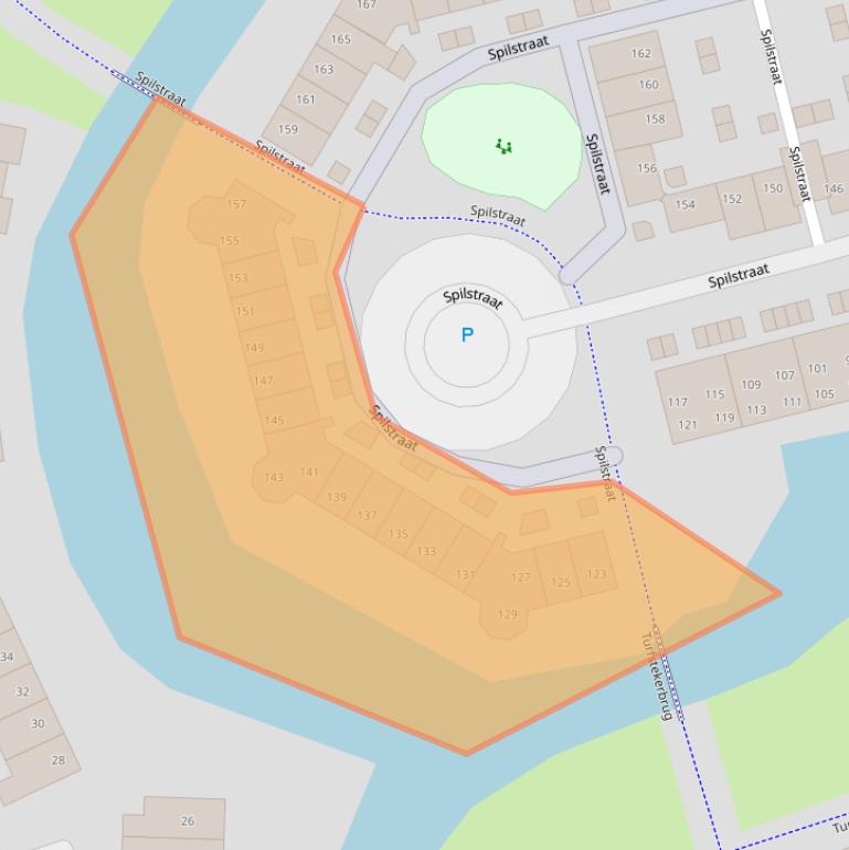 Kaart van postcodegebied 1825JD.