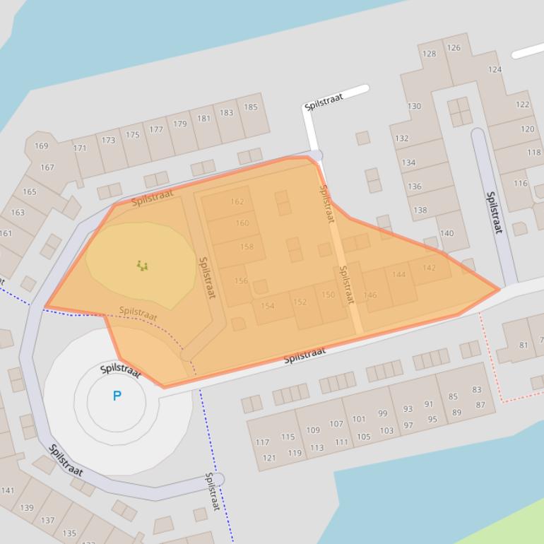 Kaart van postcodegebied 1825JK.