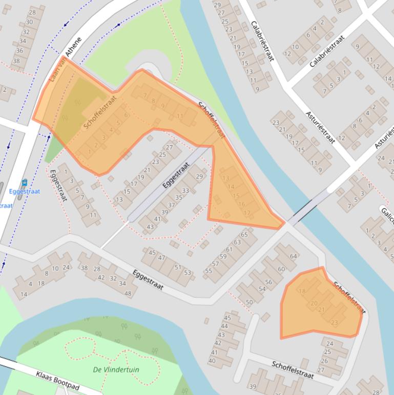 Kaart van postcodegebied 1825MA.