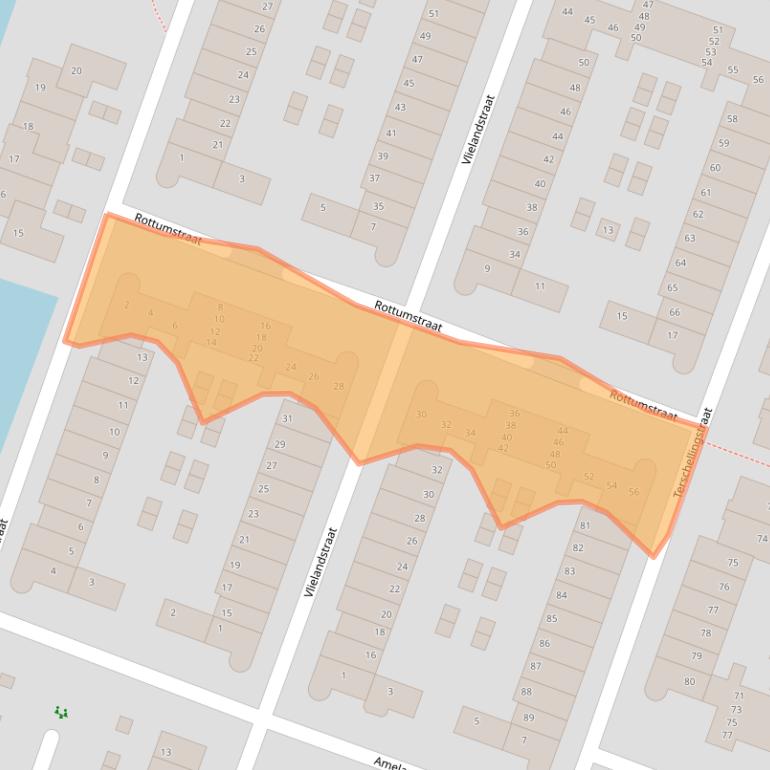 Kaart van postcodegebied 1825NM.