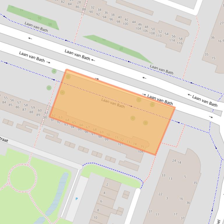 Kaart van postcodegebied 1825PD.