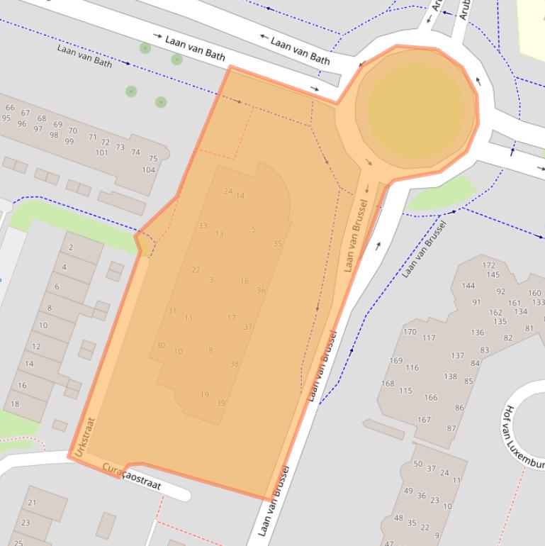Kaart van postcodegebied 1825PW.