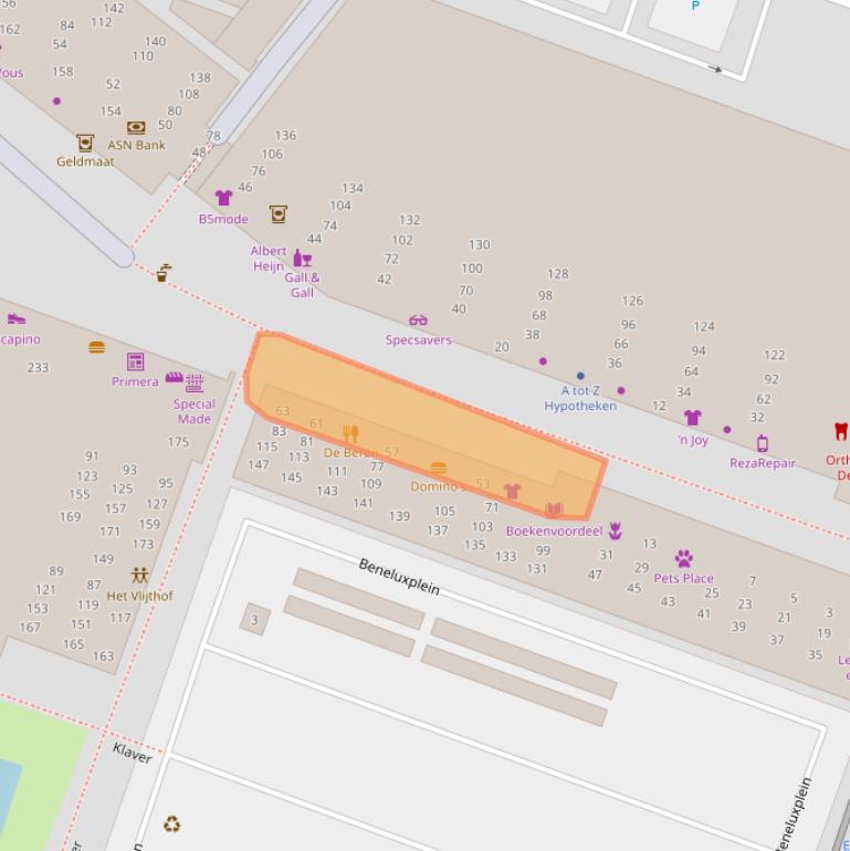 Kaart van postcodegebied 1825RB.