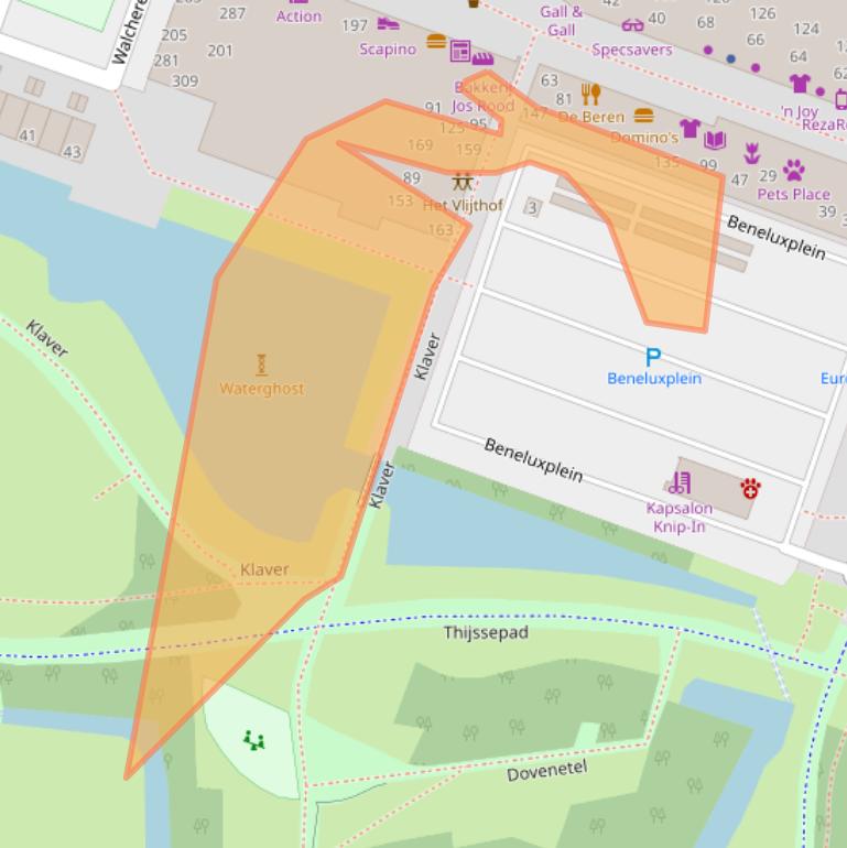 Kaart van postcodegebied 1825RD.