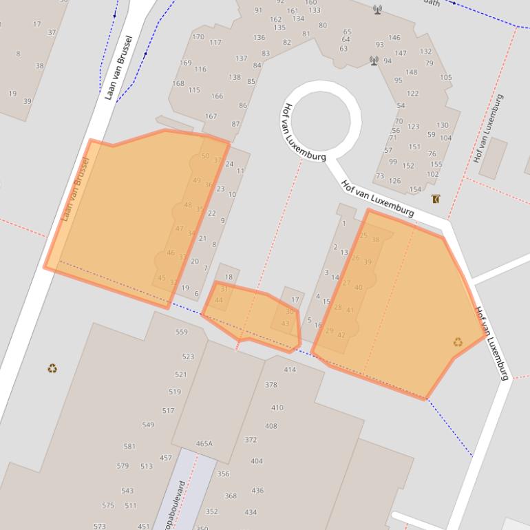 Kaart van postcodegebied 1825TB.