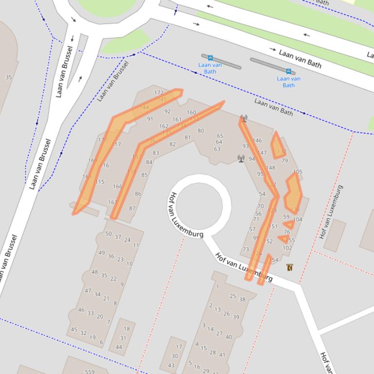 Kaart van postcodegebied 1825TE.